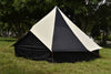 5M Bell Tent Black white