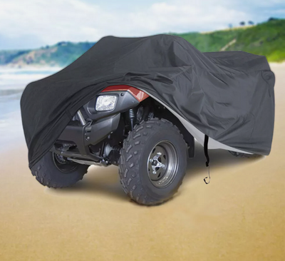 Medium ATV Quad Bike Cover Waterproof Outdoor For Polaris Honda Yamaha Kawasaki