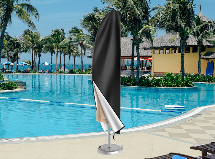 banana patio umbrella Parasol Banana Umbrella Cover Waterproof Garden Patio Outdoor UV Shiel