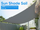 HEAVY DUTY SUN SHADE SAIL GARDEN PATIO AWNING CANOPY 99% UV BLOCK WATERPROOF Size 2 Meter x 3 meter
