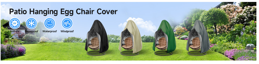 Hanging Swing Egg Chair Cover Garden Patio Outdoor Rain Sun Waterproof