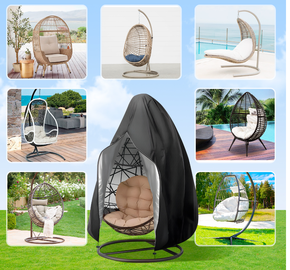 Hanging Swing Egg Chair Cover Garden Patio Outdoor Rain Sun Waterproof