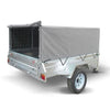 Grey 610D Shumaxx Trailer Cover Custom Made Heavy Duty 150cm(L) X 106cm (W) 100cm(H)