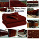 Burgundy Wine colour Cotton Canvas Tarpaulin 650GSM Heavy Duty Outdoor Waterproof Dustproof Basha Boat Truck Cover