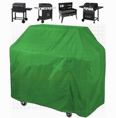 Green Heavy Duty BBQ Cover Waterproof Barbecue Grill Protector Outdoor Cover SKU1218