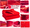 Red Cotton Canvas Tarpaulin 650GSM Heavy Duty Outdoor Waterproof Dustproof Basha Boat Truck Cover