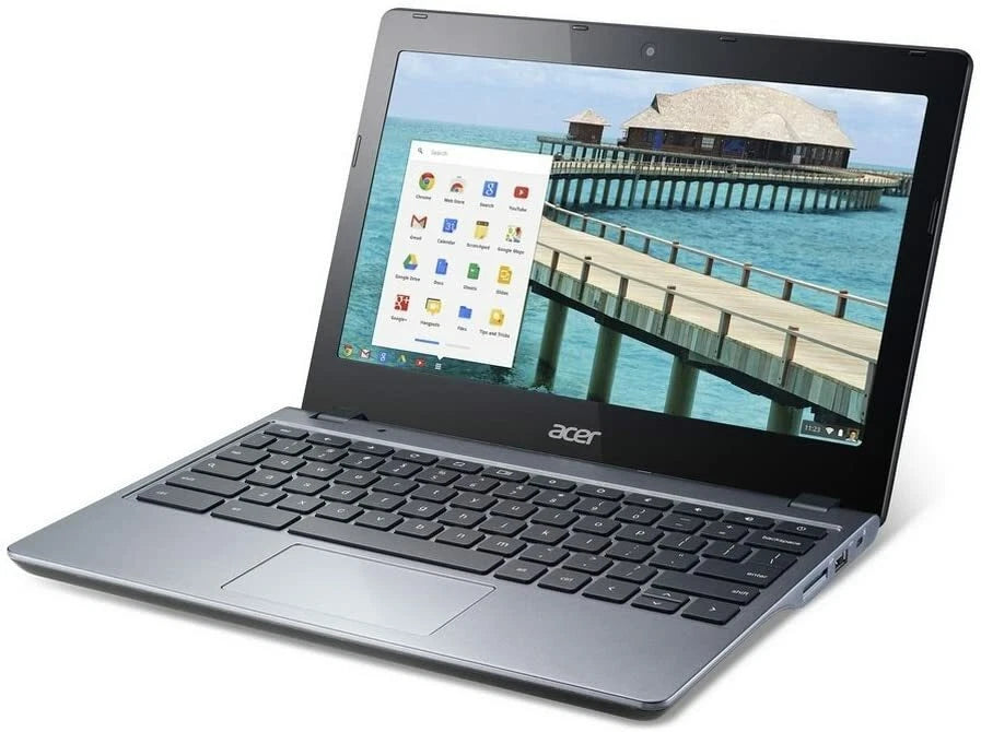 Used Touch Screen Acer Chromebook C720P 11.6" 1.4GHz Intel Celeron 4GB 16GB SSD Cam