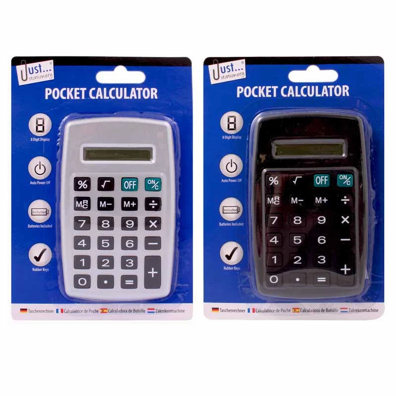 Back To School Maths Set Kit Calculator Protractor Square Ruler Eraser Compass