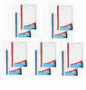 10 Pack 8" CLEAR EXAM PENCIL CASE Zips Pen Office Stationery Kids School