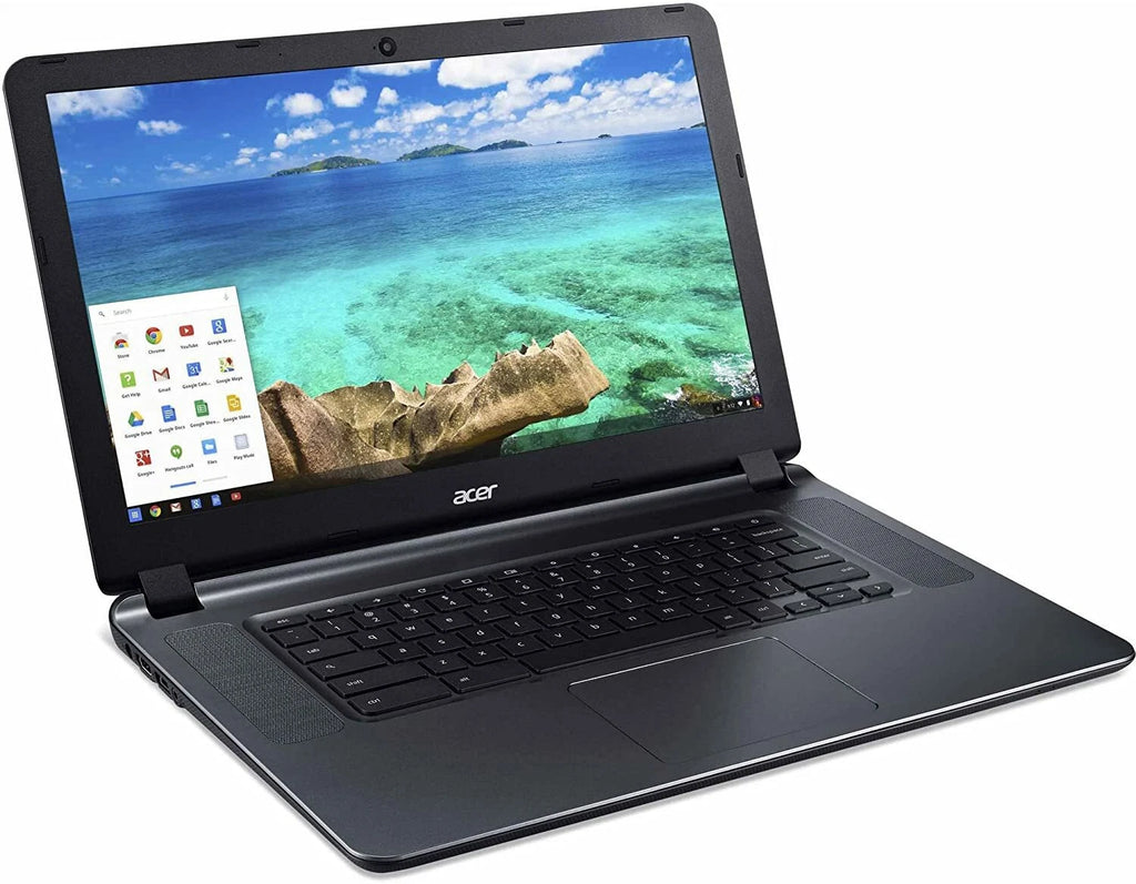 Used 15.6 Acer Flagship Chromebook Laptop Intel 2.8gz 2GB RAM 16GB HDMI USB cam wifi
