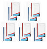 10 Pack 8" CLEAR EXAM PENCIL CASE Zips Pen Office Stationery Kids School