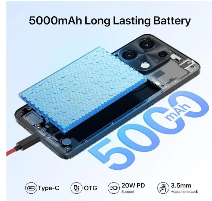 6.8” Unlocked Android Smartphone Mobile Dual SIM 12GB RAM 128GB 50MP NFC 5000mAh
