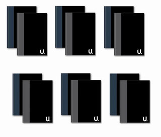 12 PACK A4 Hardback Notebook WHOLESALE STATIONERY SCHOOL OFFICE JOB LOT