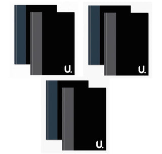 6 PACK of A5 Hardback Notebook Lined Paper Hardback wholesale stationery