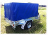Tarp Tarpaulin Heavy Duty COTTON CANVAS WATERPROOF cover Boat Truck Green Blue