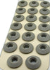 20 Grey Plastic Snap Eyelets 12mm, Washer Sealed for Tarpaulin & Groundsheets