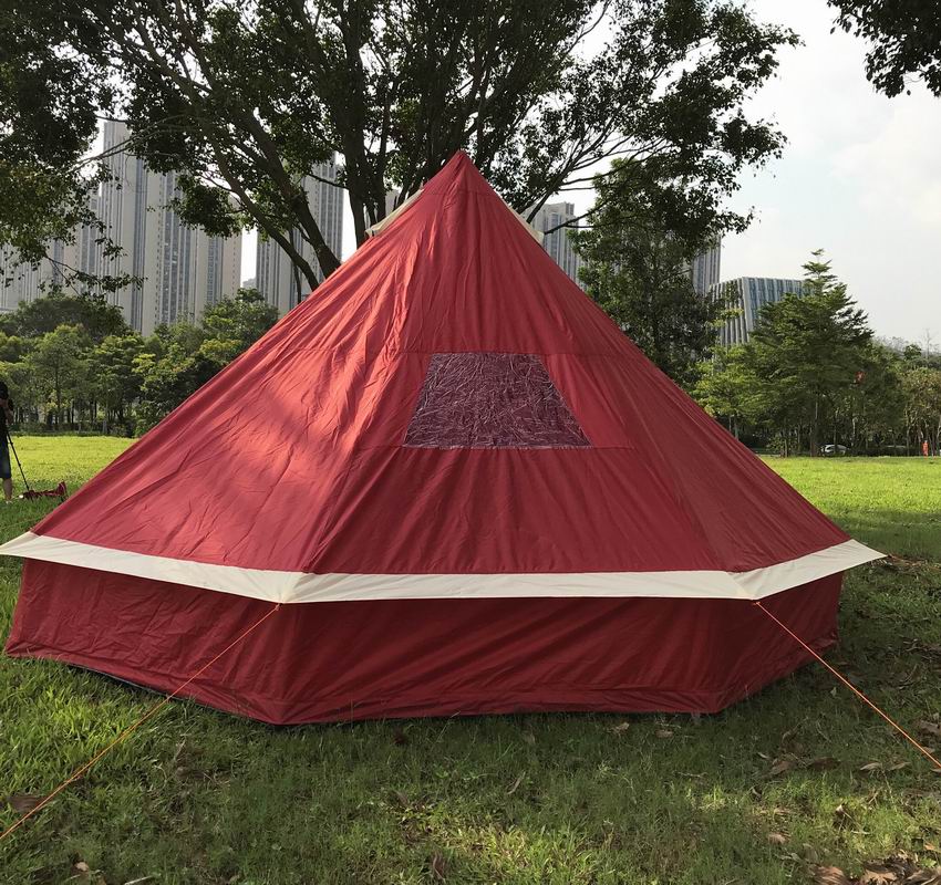 Wholesale Pack of 10 Tents  5M Bell Tent Wine Burgundy