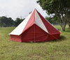 5M Bell Tent Red white