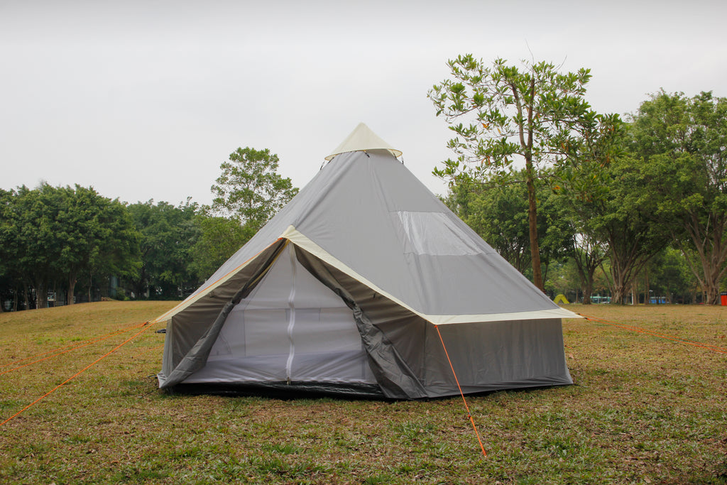 10 Person Bell Tent 5M Grey