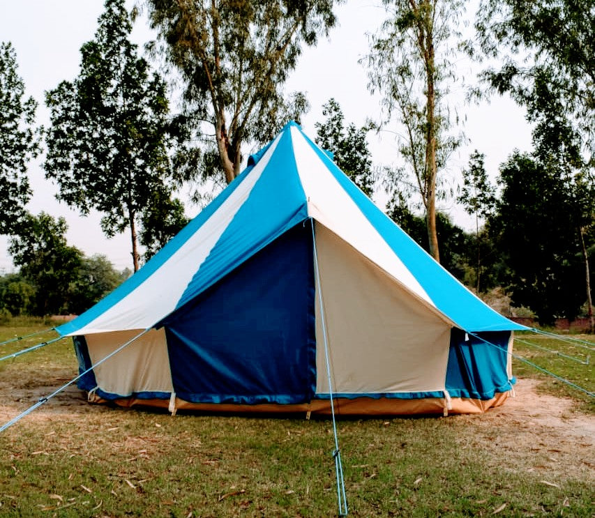 4m canvas bell tent Canvas Bell tent Teal colour 4 Meter 4M Ultimate ZIG