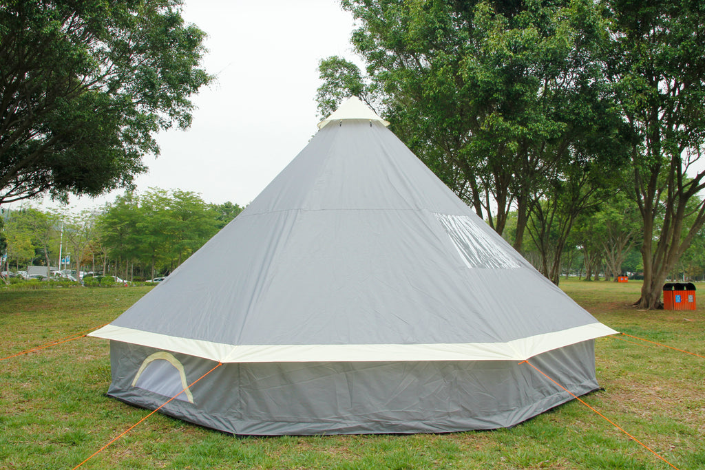 10 Person Bell Tent 5M Grey