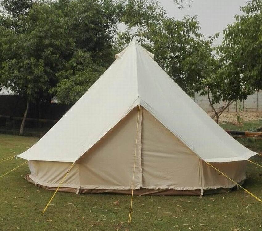 Canvas Bell tent 4M  Ultimate ZIG Zipped-in-Ground sheet