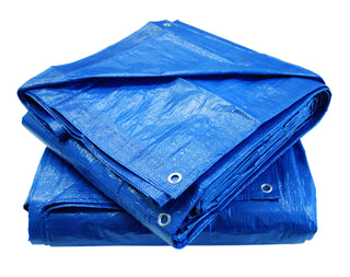 2M X 3M Tarpaulin Waterproof Strong Large Cover Gardening Ground Sheet Tarp with Eyelets