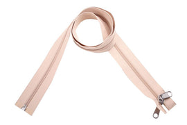 YKK zip-fastener 8 mm with open end beige, 200 cm