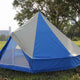 5M Bell Tent Blue white 10 person