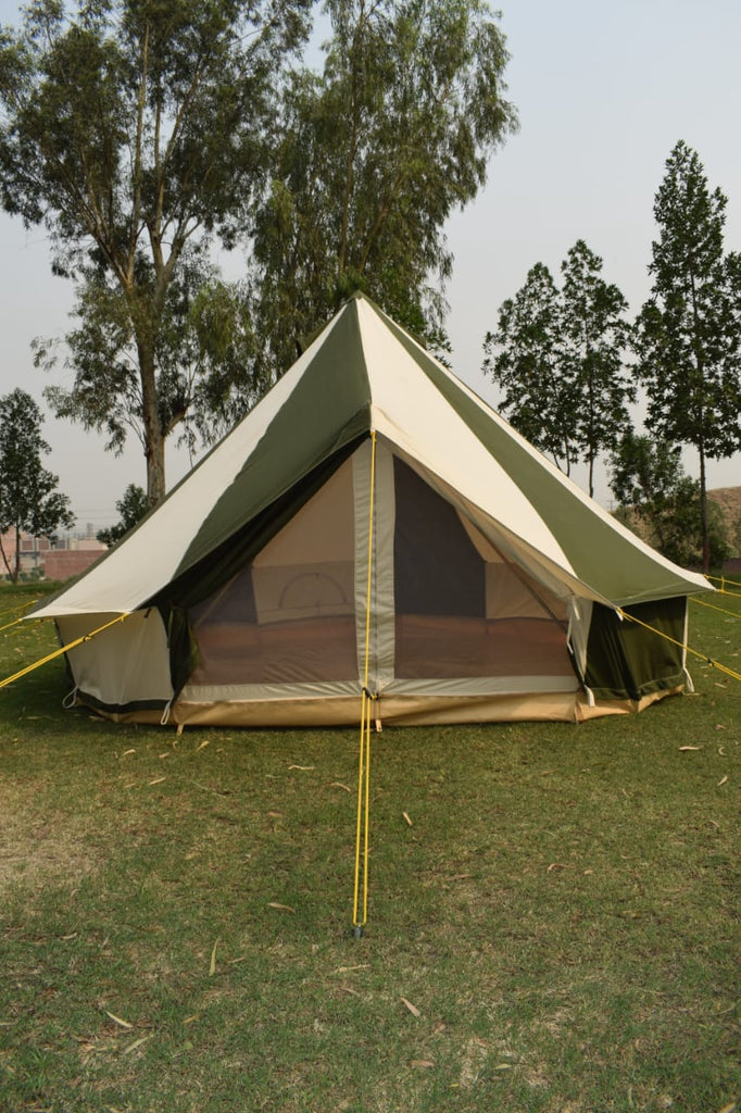 Canvas Bell Tent Olive Green 4M Ultimate ZIG