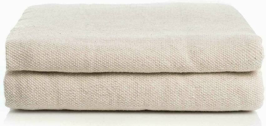 Wholesale Drop Cloth 100% Cotton Twill Dust Sheet Heavy Duty Size 12Ft x 12Ft