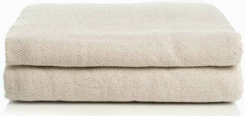 Wholesale Drop Cloth 100% Cotton Twill Dust Sheet Heavy Duty Size 9Ft x 12Ft