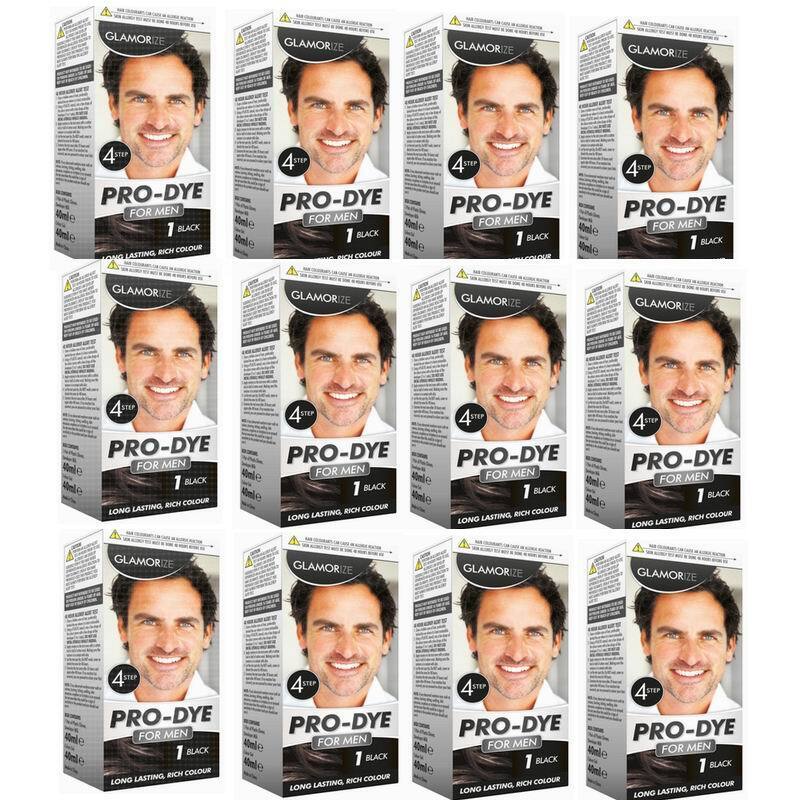 Wholesale Pack of 12 Men Hair Dye Black