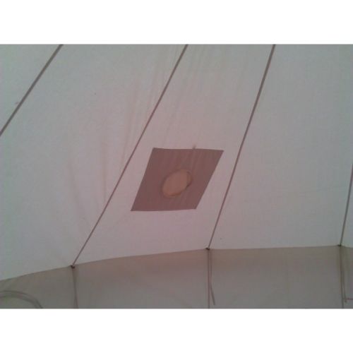 Canvas Bell tent Blue 5 Meter 5M  Ultimate ZIG Zipped-in Ground sheet