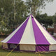 Canvas Bell tent Purple 4 Meter 4M  Ultimate ZIG Zipped-in Ground sheet