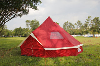 Wholesale Pack of 10 Tents  5M Bell Tent Wine Burgundy