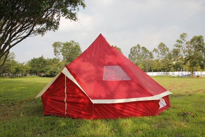 Wholesale Pack of 10 Tents  5M Bell Tent Wine Burgundy